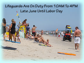 Lifeguards Are On Duty From 10AM to 4PM